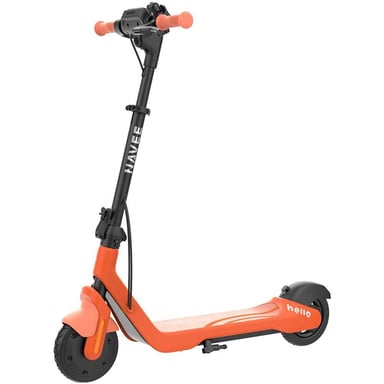 Trottinette électrique NAVEE Kids K100 Pro 130 W plateau bas pliable Béquille Noir et Orange