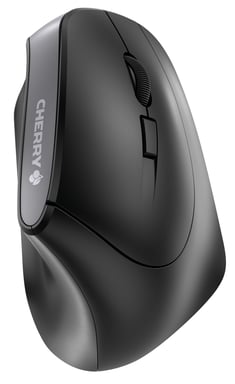 CHERRY MW 4500 Ratón inalámbrico ergonómico, diestro, 45° de inclinación, negro, USB
