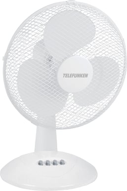 Telefunken Ventilateur TLKM08576 3 vitesses oscillant ABS 30 cm Blanc - vue 2