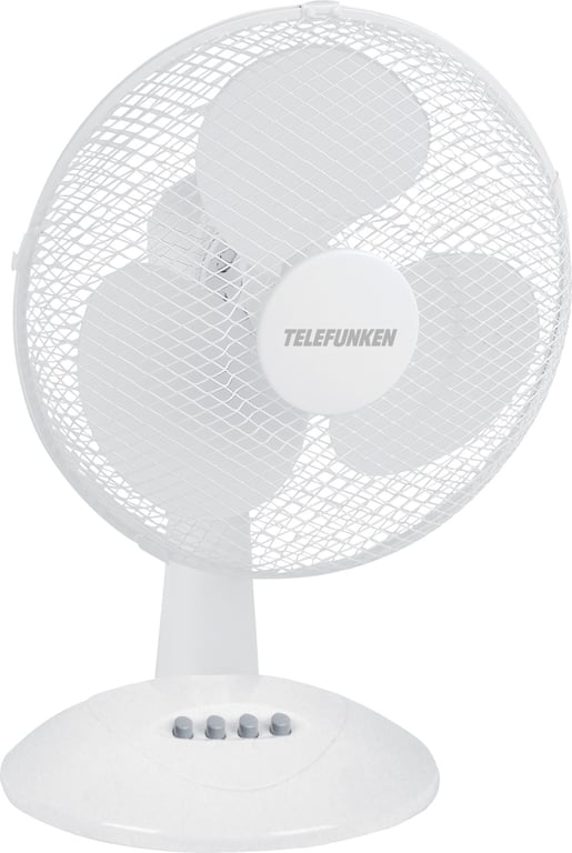 Ventilateur Telefunken TLKM08576 3 vitesses oscillant ABS 30 cm - vue 2
