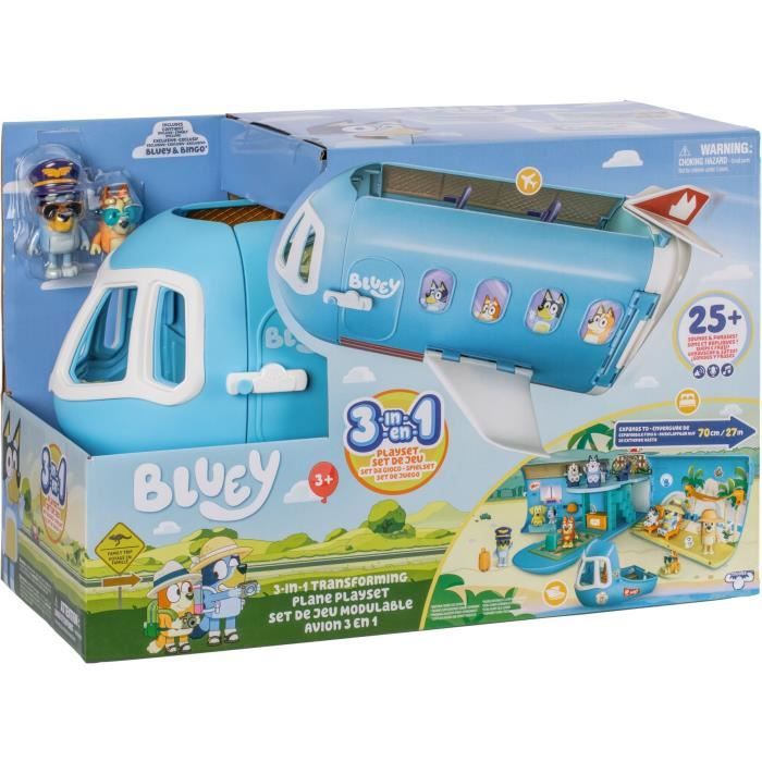 Avion de Bluey BLUEY Set de jeu transformable avec figurines et accessoires - vue 4