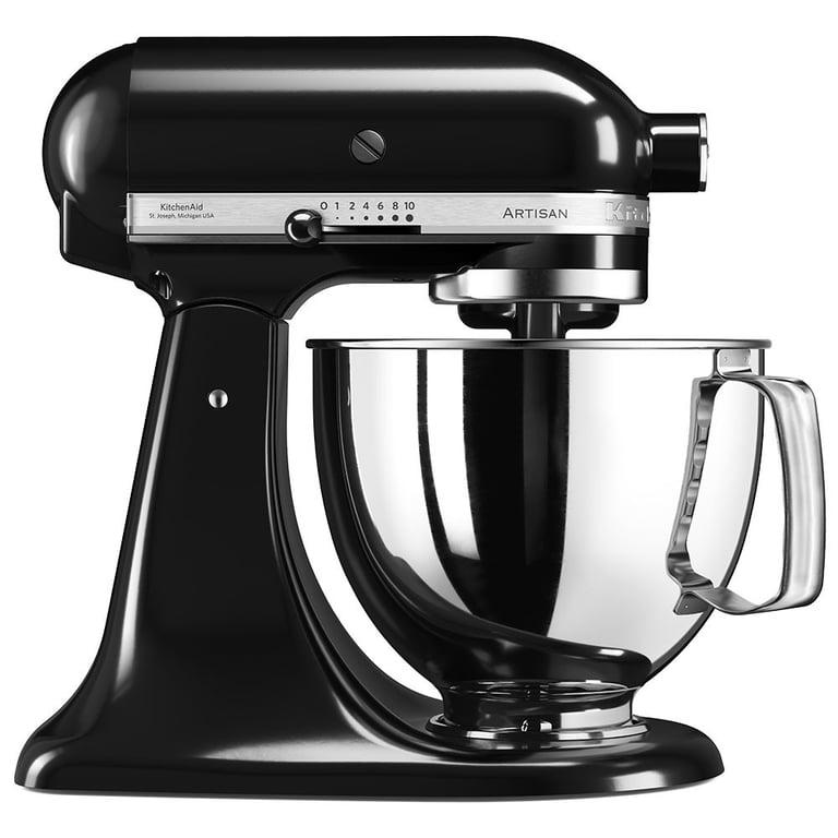 KitchenAid 5KSM125EOB robot de cuisine 300 W 4,8 L Noir - Neuf