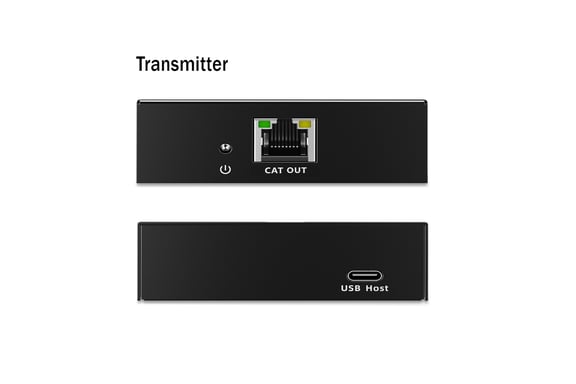Digitus CAT Extender USB 3.2 Gen1, 5 Gbps, 4 ports : 3x USB-A / 1x USB-C, 100m