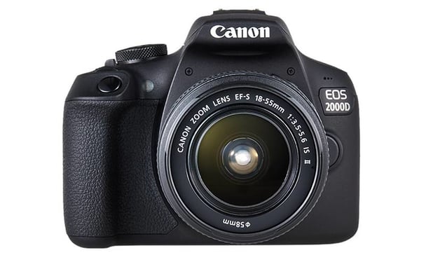 Canon EOS 2000D 18-55 DC + SB130 + 16GB Kit d'appareil-photo SLR 24,1 MP CMOS 6000 x 4000 pixels Noir
