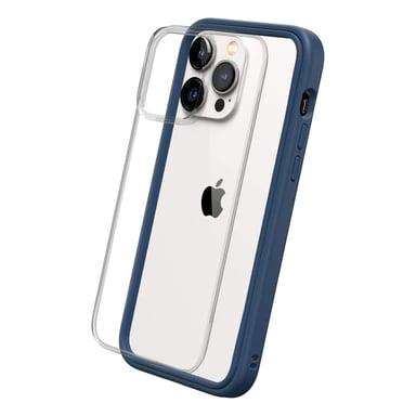 RHINOSHIELD Coque Compatible avec [iPhone 14 Pro Max] Mod NX - Protection Fine Personnalisable avec Technologie d'absorption des Chocs [sans BPA] - Bleu Marine