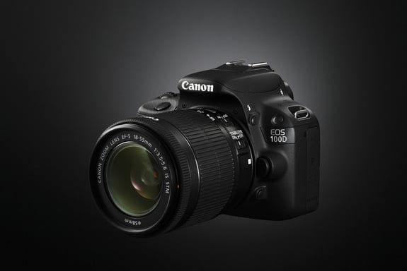 Canon EOS 100D + 18-55mm IS STM Kit d'appareil-photo SLR 18 MP CMOS 5184 x 3456 pixels Noir