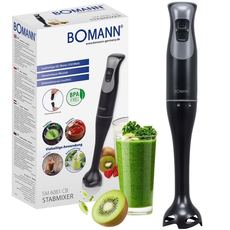Mixeur plongeant Bomann SM6081CB Neuf - vue 4