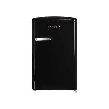 Réfrigérateur table-top FRIGELUX R4TT108RNE rétro noir 108 L avec freezer 4 étoiles et éclairage LED