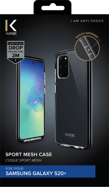 Custodia Sport Mesh per Samsung Galaxy S20+, Jet Black