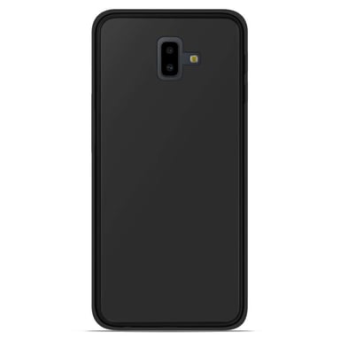 Coque silicone unie compatible Givré Noir Samsung Galaxy J6 Plus 2018