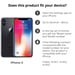 Coque en silicone pour iPhone X Noir