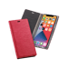 Diarycase 2.0 Funda tipo concha de piel auténtica con soporte magnético para Apple iPhone 12 mini, Rojo Burdeos