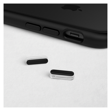 Kit de boutons Noirs adaptables sur MOD NX™ ET SOLIDSUIT™ pour [Apple Iphone] - RHINOSHIELD™