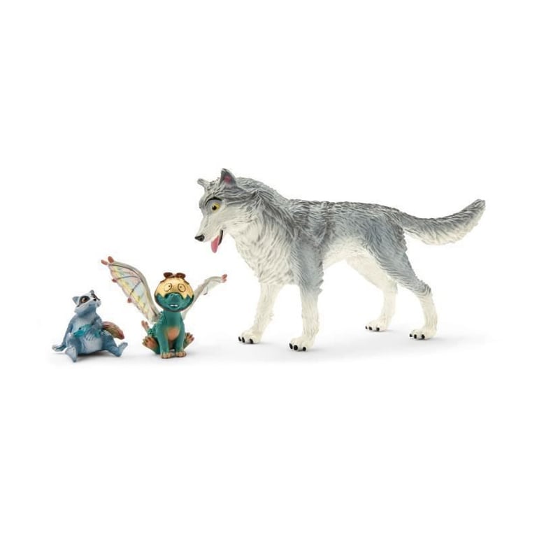 SCHLEICH - 70710 - FILM Lykos, Nugur + Piuh - Neuf