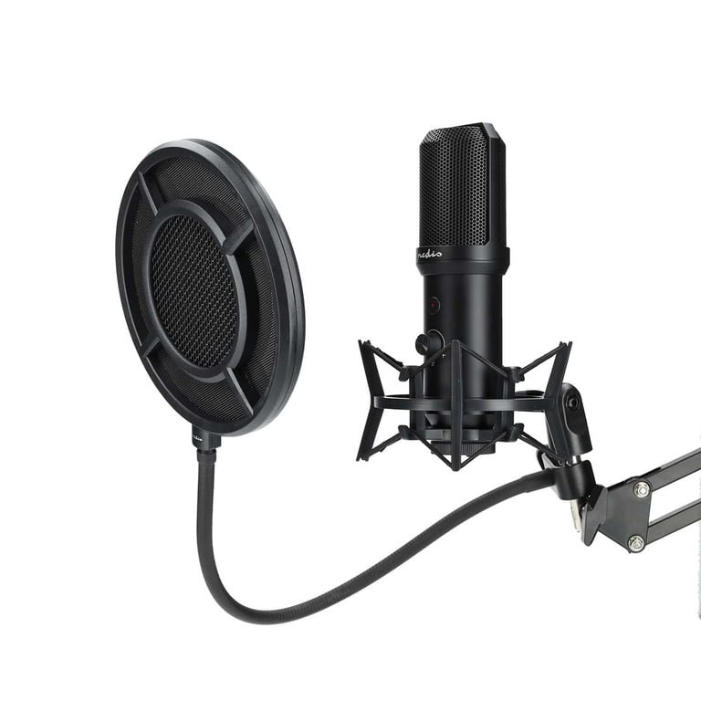 Microphone Nedis GSMIC410BK – USB, Bras Articulé, Filtre Anti-pop - vue 3