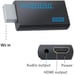 Adaptateur intelligent Nintendo Wii vers HDMI - Full HD 1080p Black