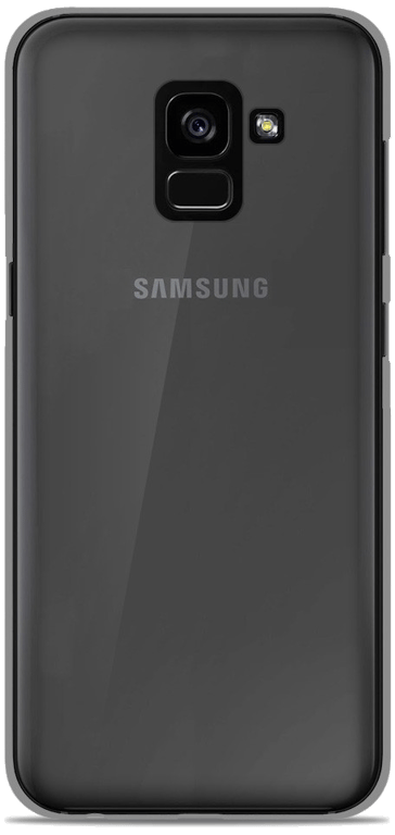 Coque silicone unie compatible Transparent Samsung Galaxy A8 2018