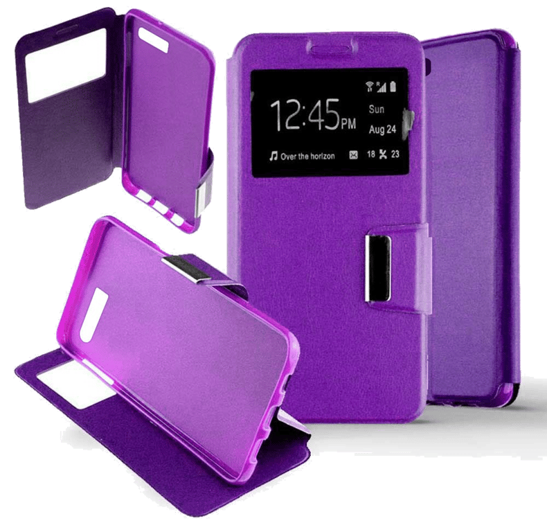 Etui Folio compatible Violet Huawei P10 Plus