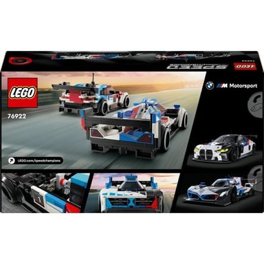 LEGO Speed Champions BMW M4 GT3 et BMW M Hybrid V8 - Set de Construction 76922