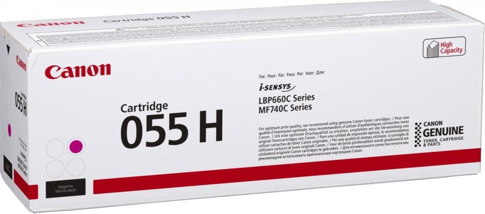 TONER CANON 055 H M Magenta 5900PP x LBP664Cx LBP663Cdw MF746Cx MF744Cdw MF742Cdw - Neuf
