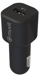 Muvit For Change Chargeur Voiture 1 Usb 1A 5W Noir