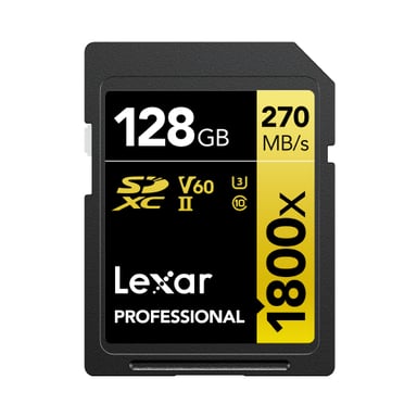 Lexar LSD1800128G-BNNNG memoria flash 128 GB SDXC UHS-II Clase 10