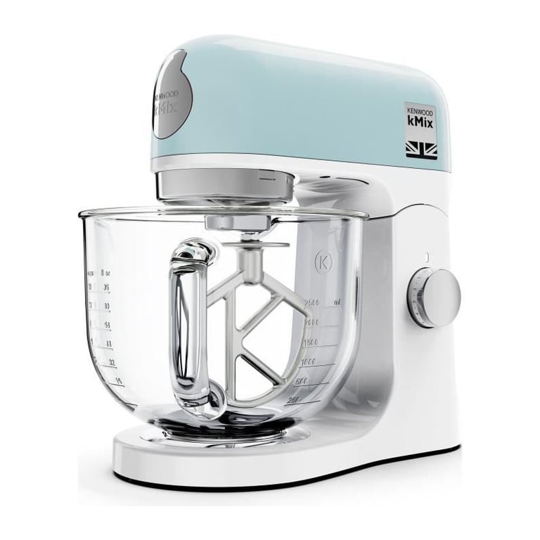 Robot pâtissier multifonction KENWOOD KMX754PP Moteur professionnel 2 sorties pour accessoires Bol en verre avec - vue 7