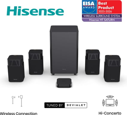 Hisense HT Saturn Negro 4.1.2 canales 720 W