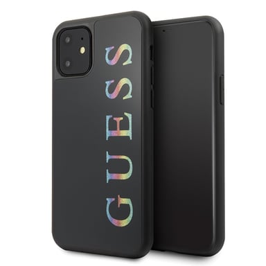 Funda Guess para iPhone 11 negro Glitter Logo