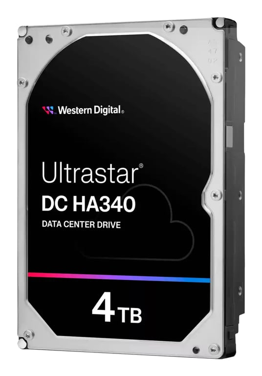 WESTERN DIGITAL Ultrastar DC HA340 3.5p 26.1MM 4To 256Mo 7200TPM SATA Neuf