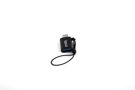 iggual IGG318409 adaptador de género de cable USB C a USB-A 3.1 Negro