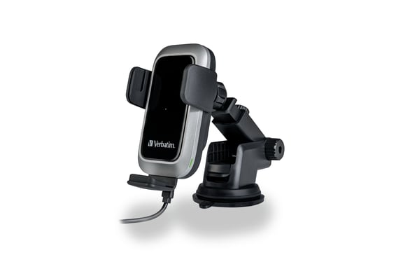 Verbatim FWC-03 Pro Qi Fast Wireless Autoladegerät retail Smartphone Negro USB Cargador inalámbrico Auto