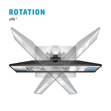 HP E24mv G4 60,5 cm (23,8'') 1920 x 1080 pixel Full HD Nero, Argento