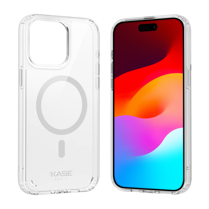 Funda antigolpes magnética antibacteriana invisible para Apple iPhone 14  Pro Max, Transparente - The Kase