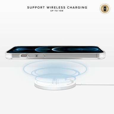 Carcasa híbrida invisible para Apple iPhone 12 Pro Max, Transparente