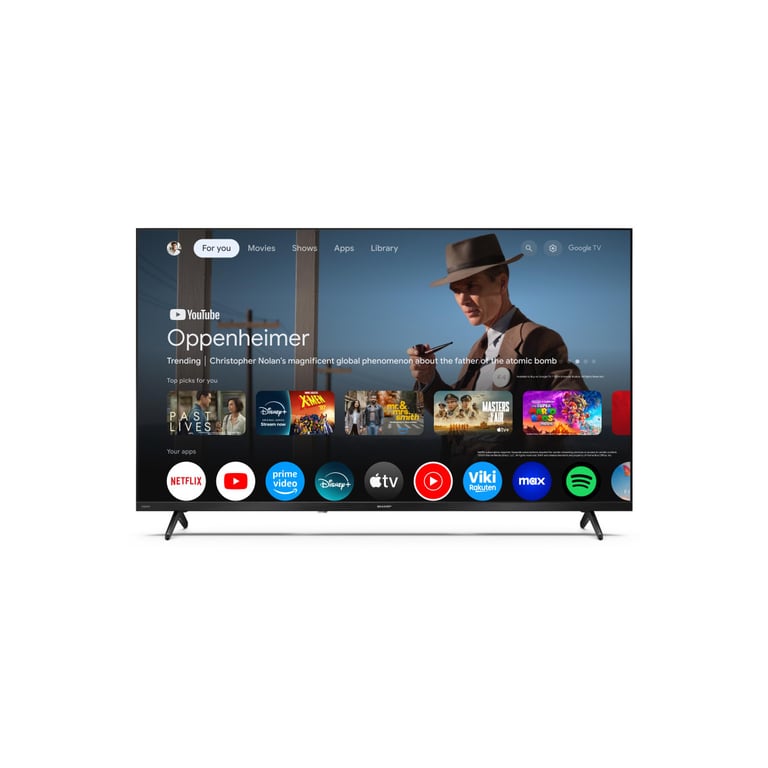 Sharp QLED 40HF3265E 40 Full HD Smart TV Google TV HDR - vue 2