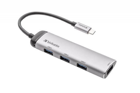 Verbatim Hub Multiports USB-C 4 ports USB 3.2 Gen 1