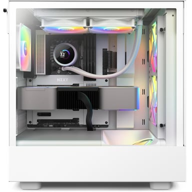 NZXT Kraken 240 RGB Processeur Refroidisseur de liquide tout-en-un 12 cm Blanc 1 pièce(s)