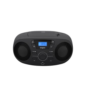 Radio Lecteur CD avec effets lumineux CD61NUSB Noir Bigben Audio