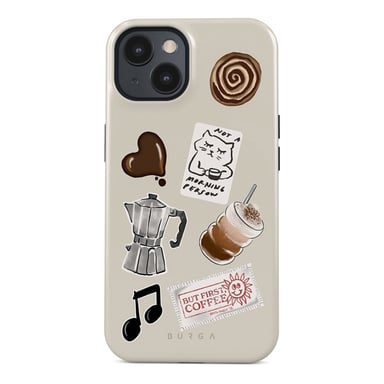 Burga Coque Tough MagSafe pour Apple iPhone 15 - Oat Milk Please