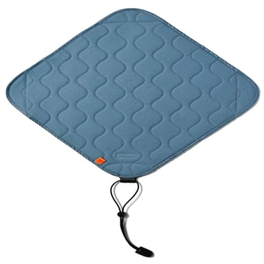 KODAK Camera Wrap L 38,5 x 38,5 cm – Funda Protectora Acolchada para Cámara, Tejido Repelente al Agua, Cierre de Velcro, Compatible con Cámaras Analógicas y Compactas Kodak – Azul