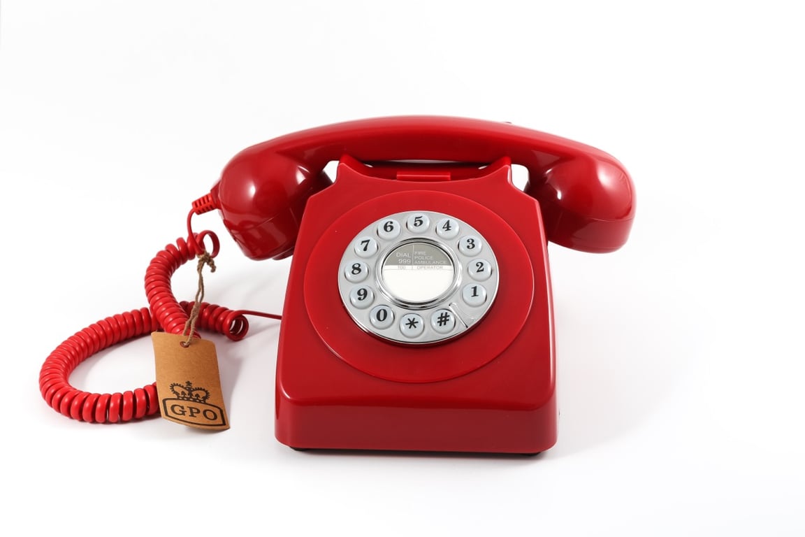 Téléphone Fixe Rétro GPO 746 - Bouton Poussoir - vue 4