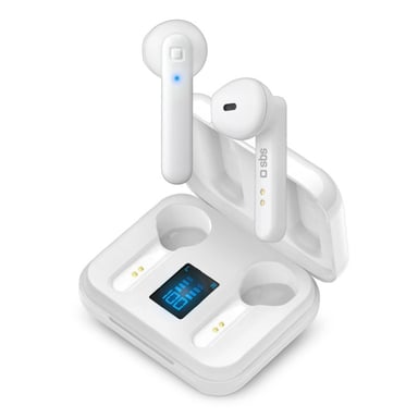 SBS TEEARLCDTWSBTW écouteur/casque Écouteurs Sans fil Ecouteurs Bluetooth Blanc