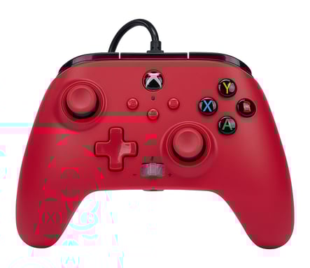 PowerA XBGP0008-01 accessorio per videogiochi Controller analogico USB rosso Xbox One, Xbox Series S, Xbox Series X