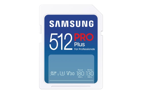 Samsung PRO Plus SD Card - Scheda di memoria 512GB (2023)