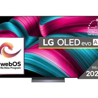 LG OLED evo AI OLED77C51LA TV 195,6 cm (77'') 4K Ultra HD Smart TV Wifi Noir