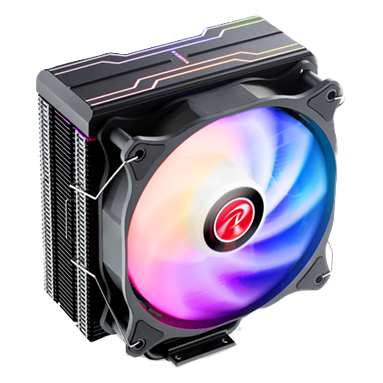 RAIJINTEK ELEOS 12 EVO RBW Processeur Refroidisseur d'air 12 cm 1 pièce Neuf