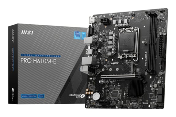 MSI PRO H610M-E Scheda madre micro ATX Intel H610 LGA 1700