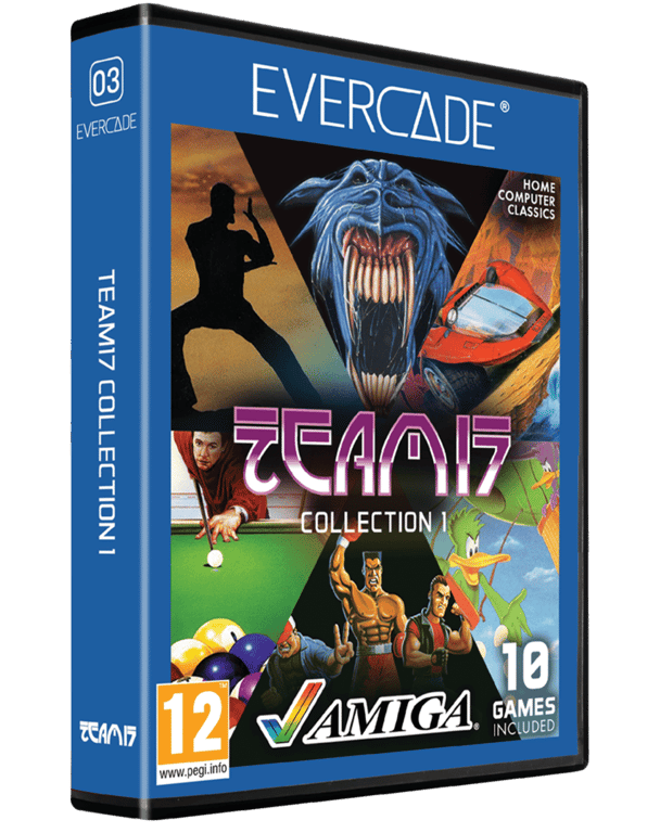 Console portable Evercade Team 17 Collection 1 Edition Collector Compatible Amiga 10 jeux inclus