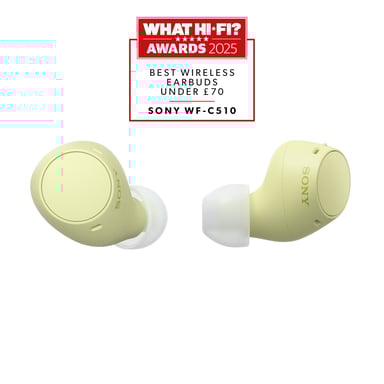 Sony WF-C510 True Wireless Stereo (TWS) Cuffie per chiamate/musica/sport/giornate Bluetooth Giallo